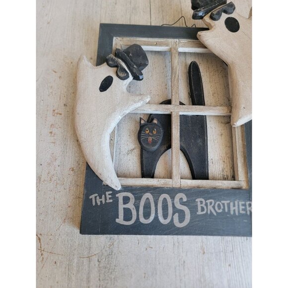Vintage wedding window frame ghost boos brothers hanging sign - Picture 2 of 7